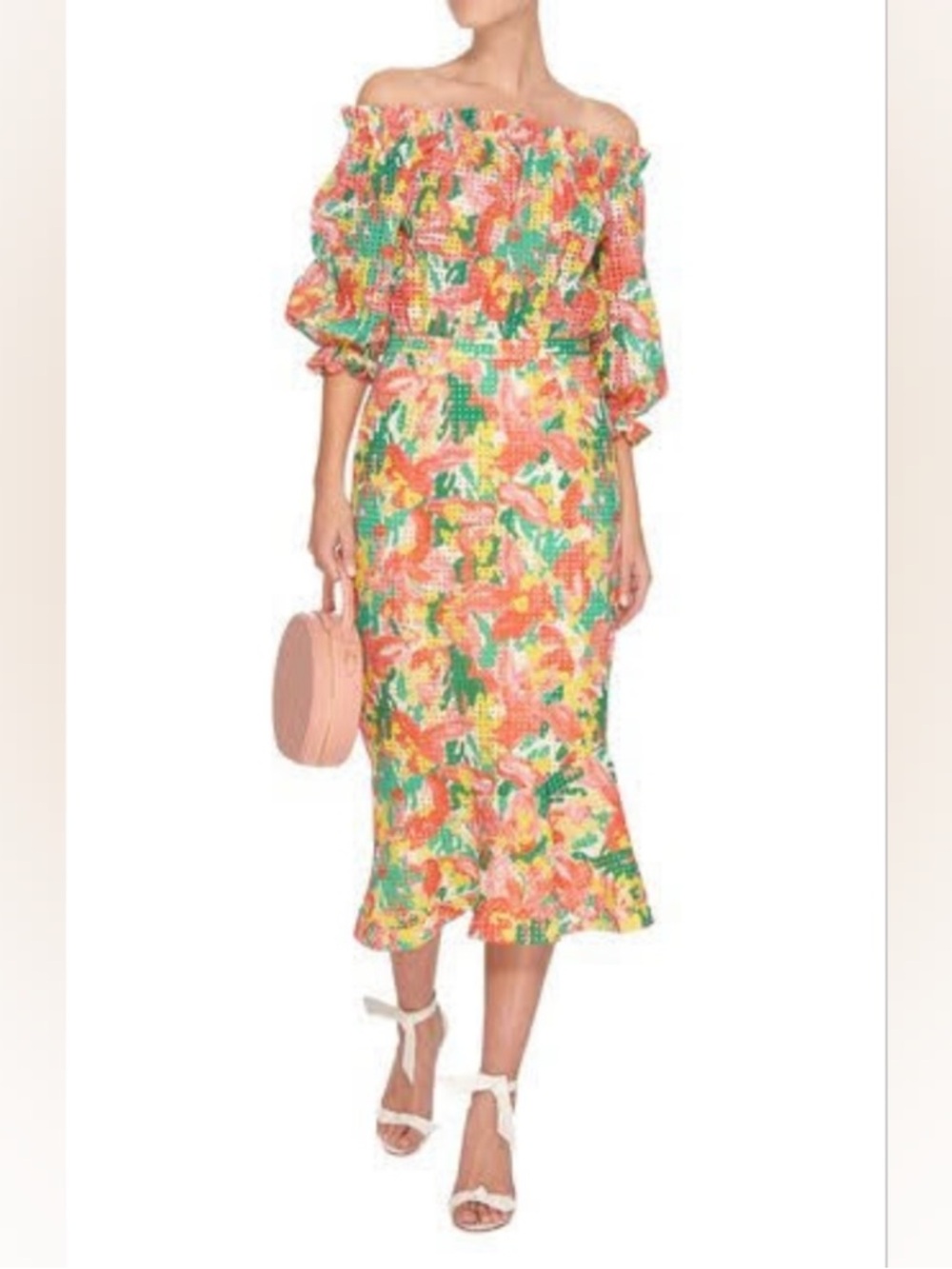Saloni Grace off the shoulder dress
